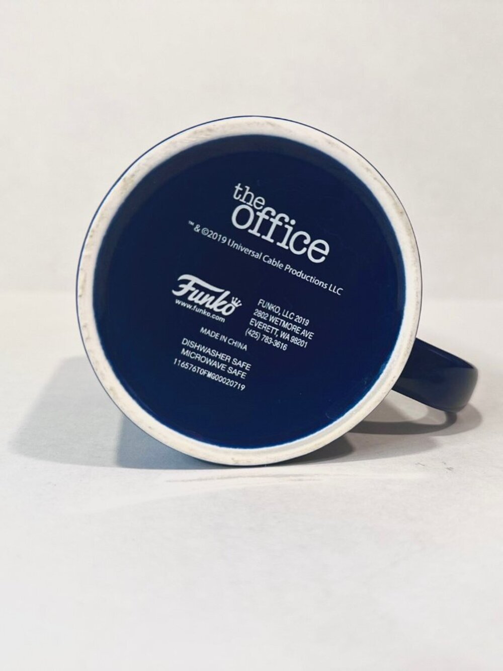 Funko The Office Coffee Mug Prison Michael Scott "talk in the clink" Navy Blue - Picture 4 of 6